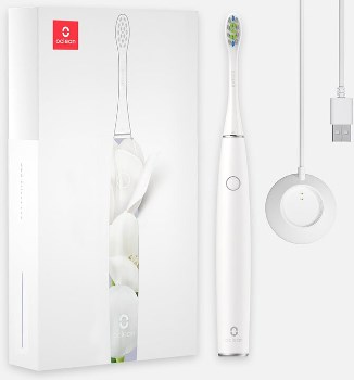 Oclean sonický kartáček Air2 bílý dva režimy čištění